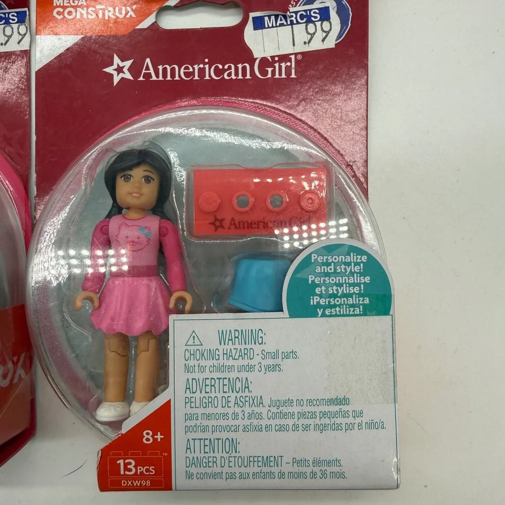 Mega Construx American Girl full set Series 2 Mini Figures Lot of 6 New